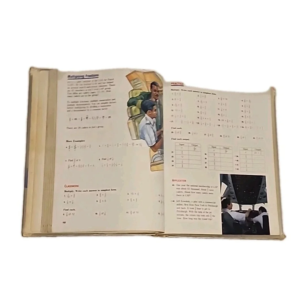 Silver Burdett Mathematics Hardback Textbook 1987 High School Math Class Vintage